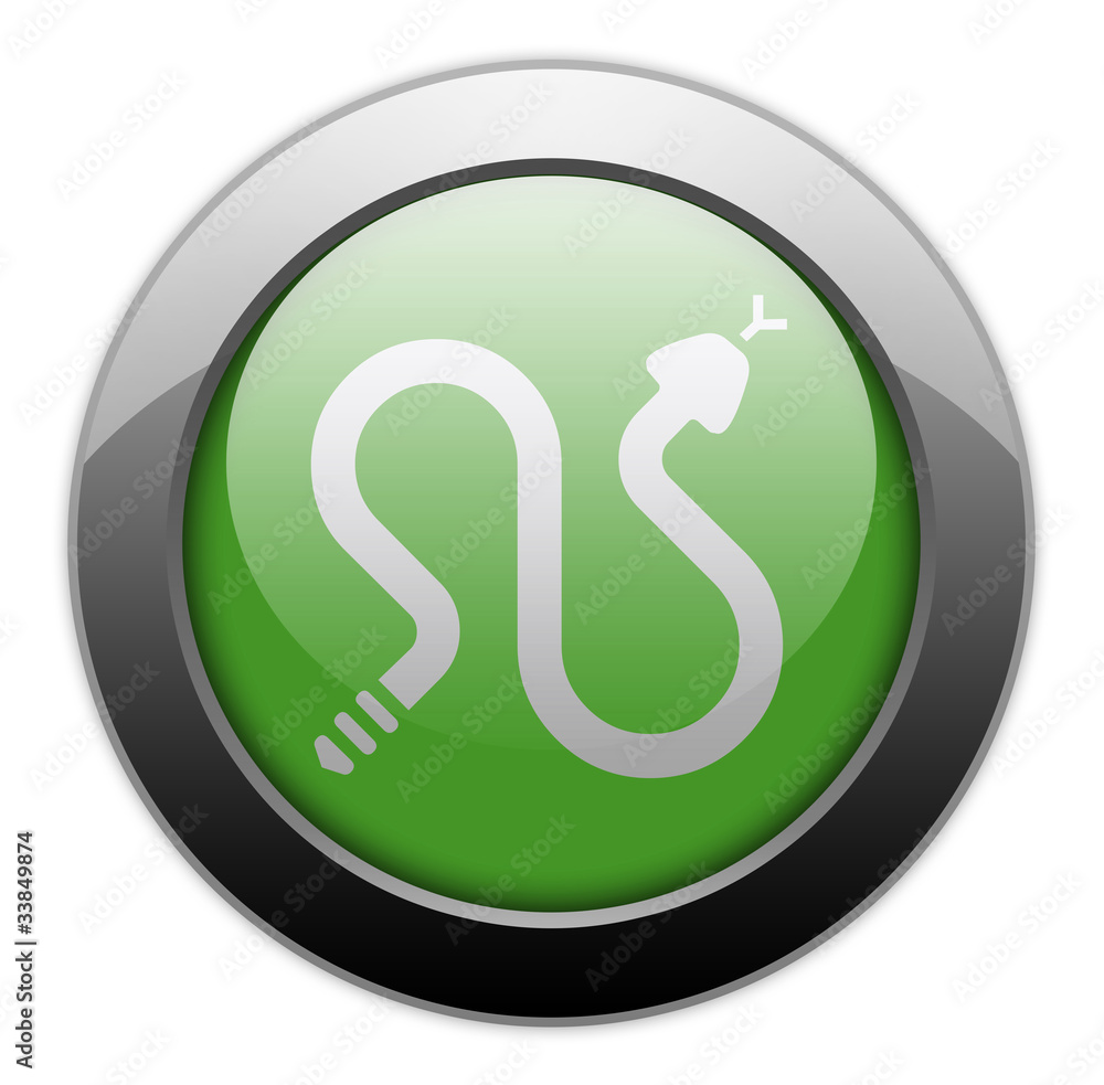 Green Metallic Orb Button Green Metallic Orb Button