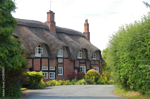 English thatched cottage