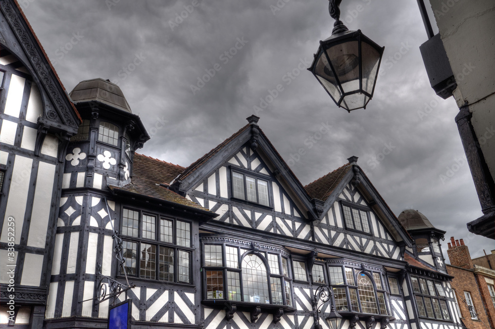 Tudor Buildings, Chester, England.
