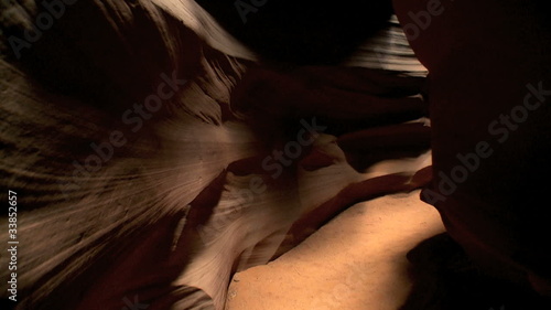 Underground Canyons Formed in Sandstone