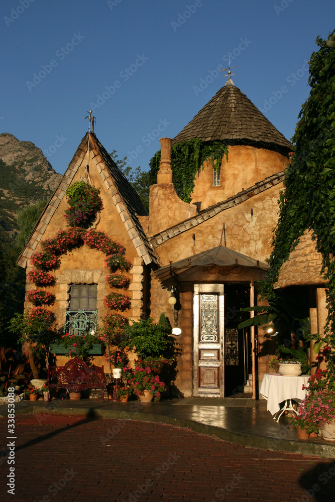french country style home exterior