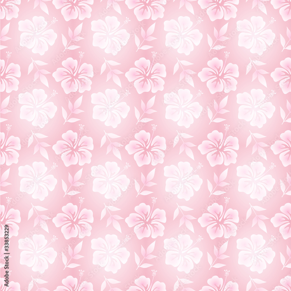 hibiscus seamless background hibiscus seamless background