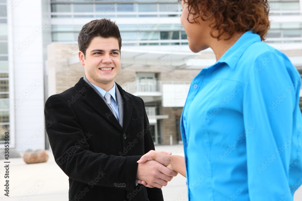 Business Team Handshake