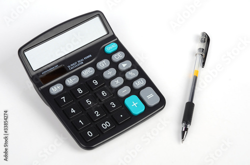 Calculator and pen © Xuejun Li