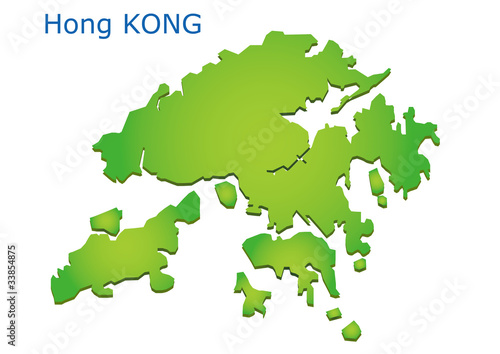 The map of hong kong