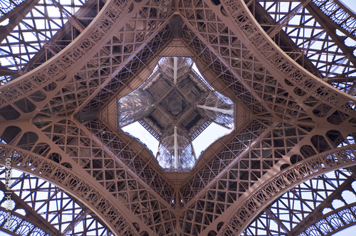 La Tour Eiffel vue de dessous - Paris