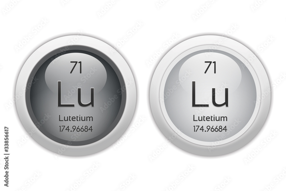Lutetium - two glossy web buttons Lutetium - two glossy web buttons