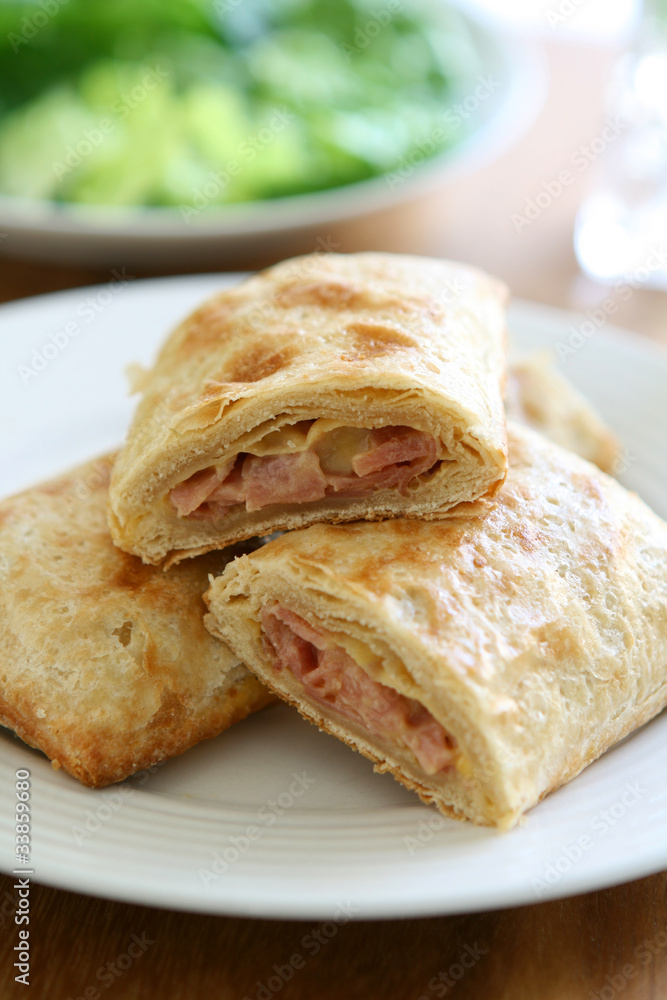 Ham and Cheese Stromboli Ham and Cheese Stromboli