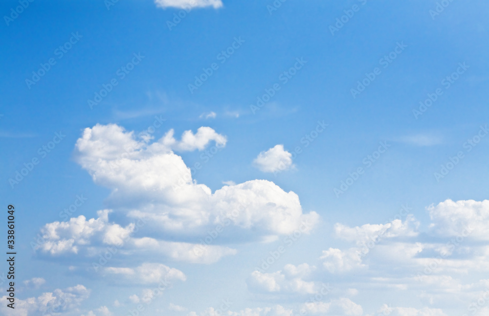 cumulus clouds soaring on the blue sky cumulus clouds soaring on the blue sky