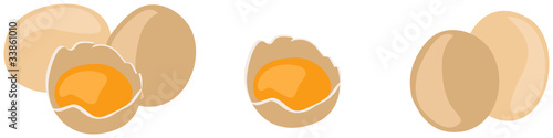 Eier Vektor Set