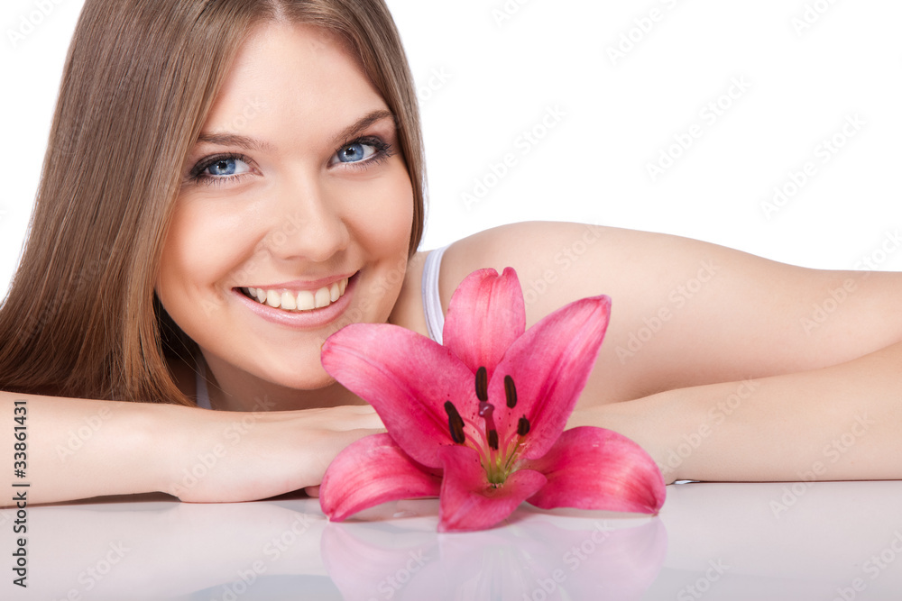 smiling beautiful girl smiling beautiful girl