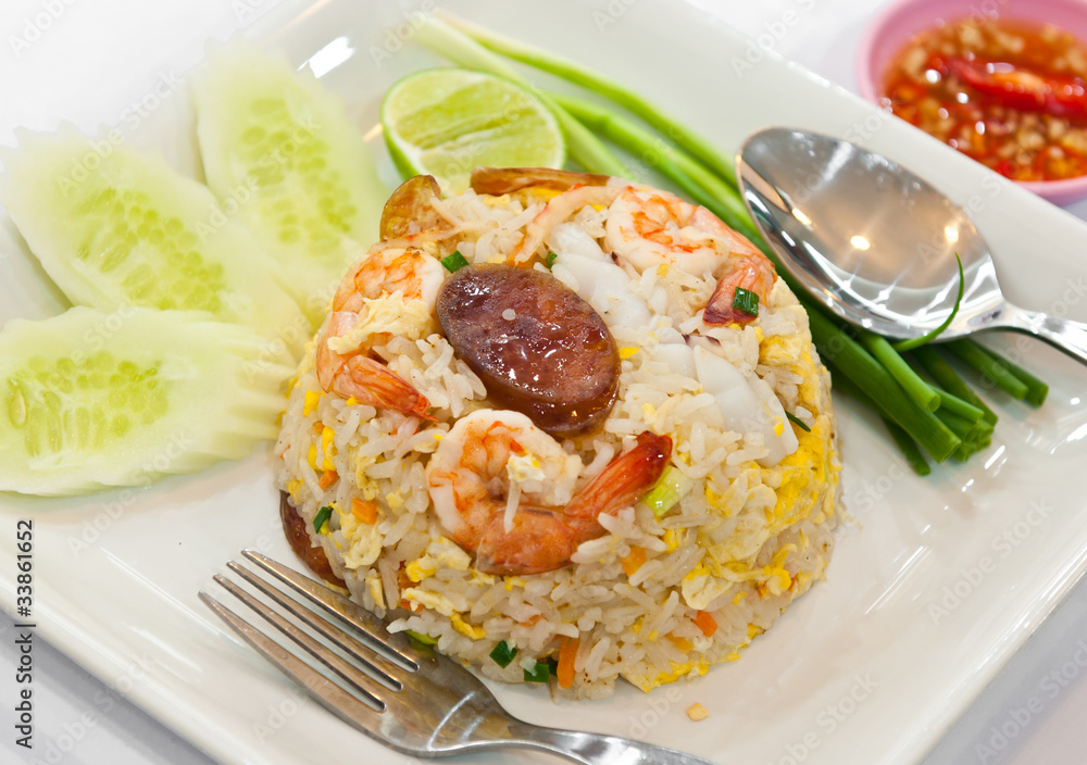 fried rice with shrimp fried rice with shrimp