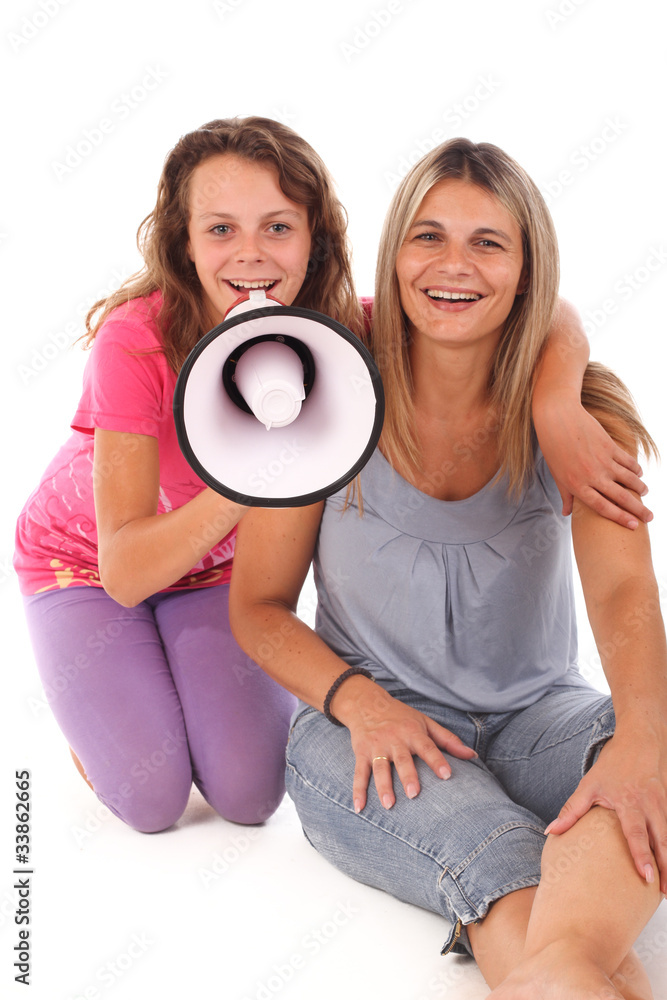 Mutter mit Tochter positiv Mutter mit Tochter positiv