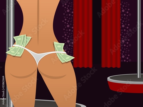 Stripper with earning money