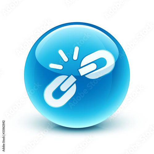 icône chaine lien/ fetter icon