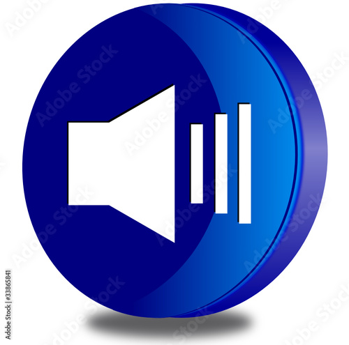 Volume glossy icon