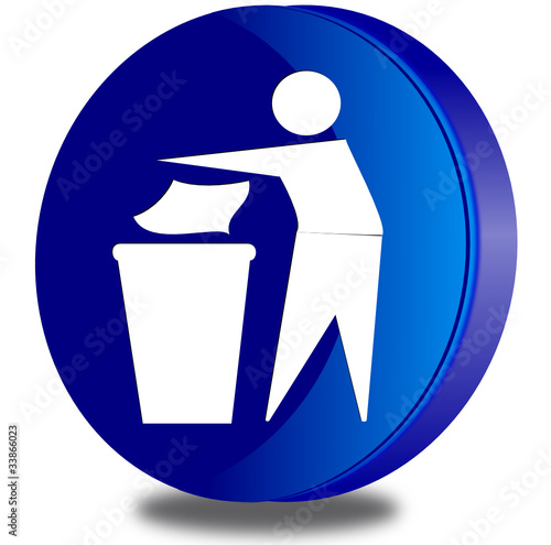 Recycle glossy icon