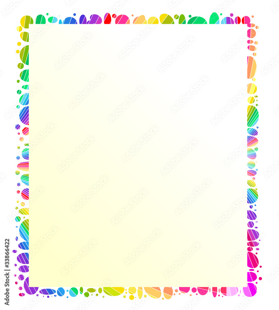Psychedelic colourful frame/ message holder Psychedelic colourful frame/ message holder