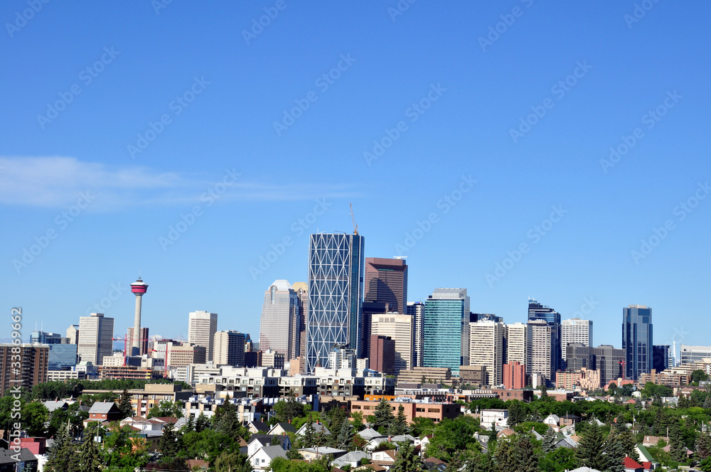 Naklejka premium Calgary skyline
