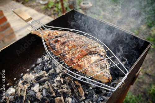 Grilled Fish - Cooking