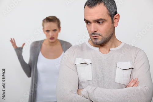 angry couple