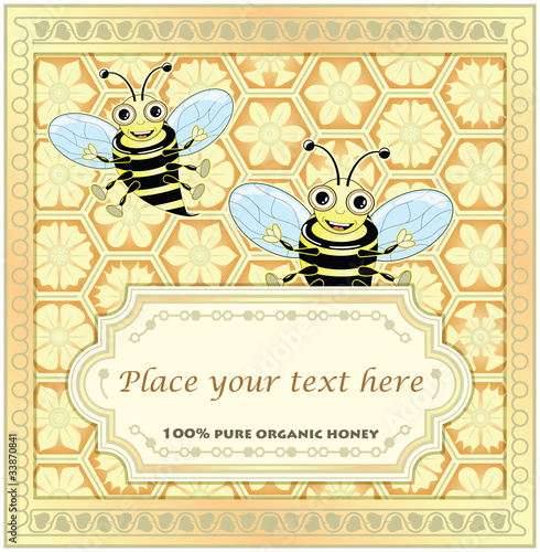 Label for homemade honey
