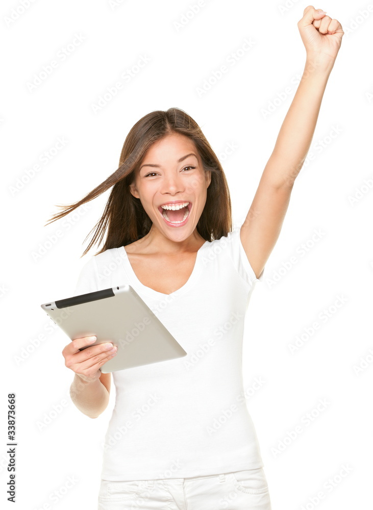 Winning on tablet touch pad computer