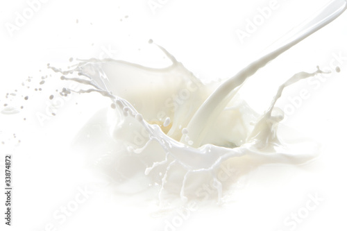 Papier peint milk splash