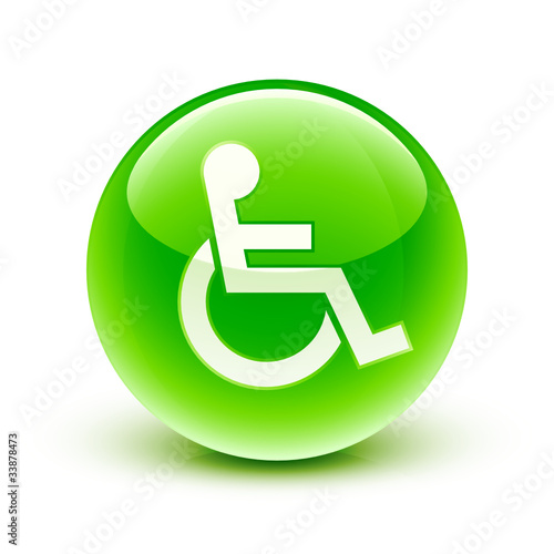 icône handicap / disabled person icon