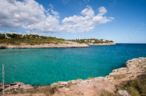 Beautiful rocky fjords of Majorca island