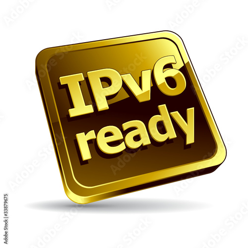 Icône Prêt pour la norme IPv6