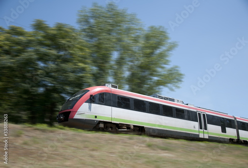 Electric train on the go