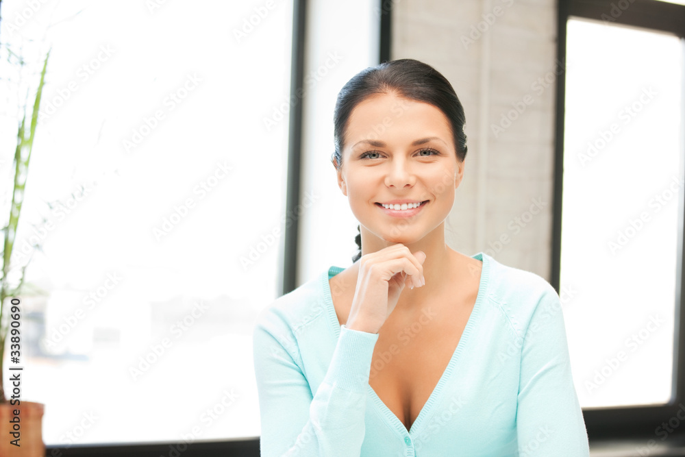 happy and smiling woman