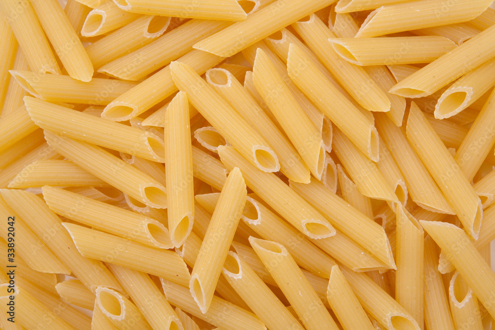 Dried Penne Pasta Tubes Dried Penne Pasta Tubes