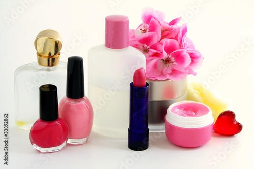 cosmetics for women's beauty