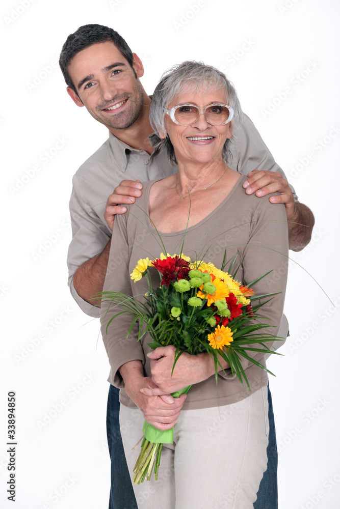 Mother and son Mother and son