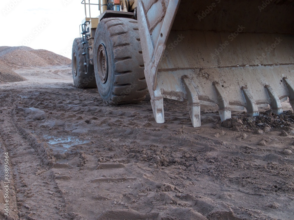 Earth moving digger bucket Stock Photo | Adobe Stock
