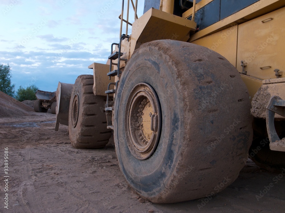 Fototapeta premium Earth moving digger bucket