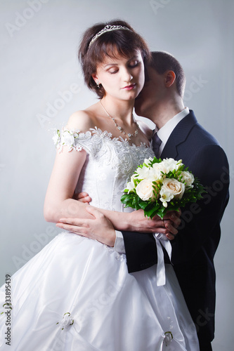 groom and the bride photo