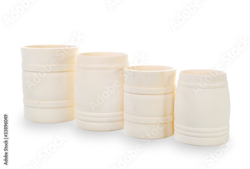 Image collection of wooden jars for the kitchen