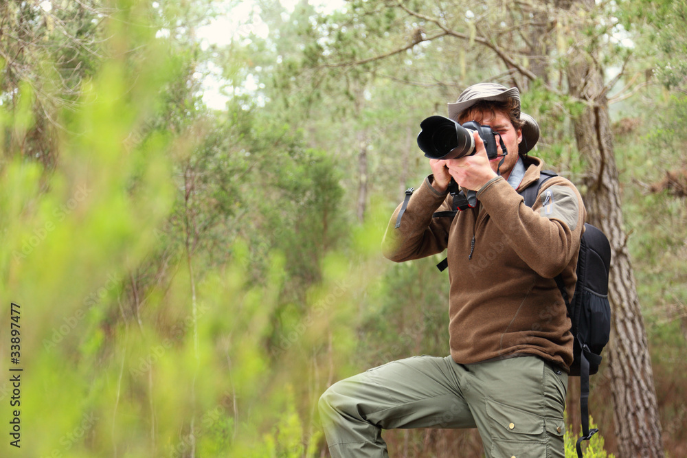 Photographer in nature Photographer in nature