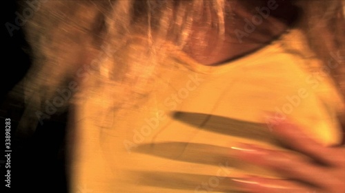 sexy girl dance yellow