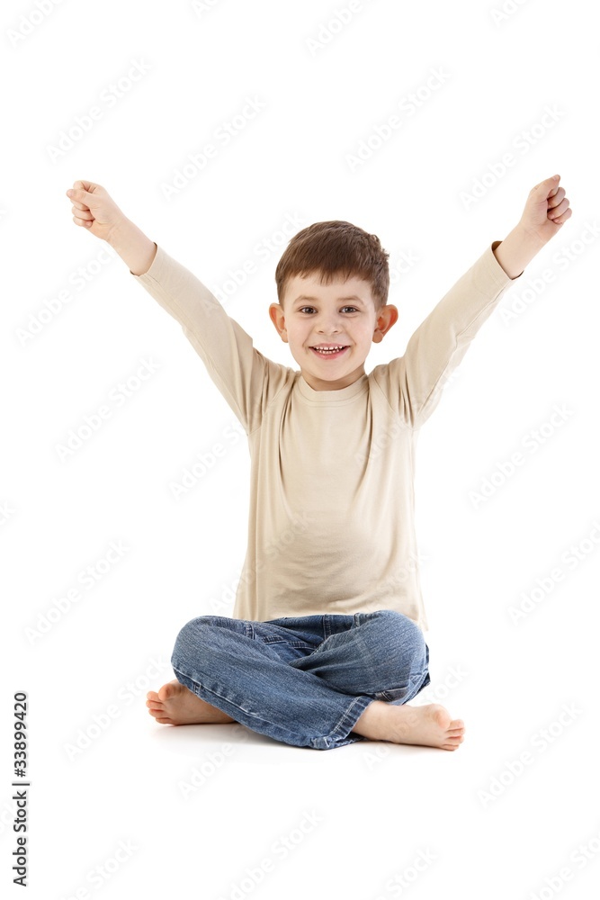Little boy with a big happy smile Little boy with a big happy smile