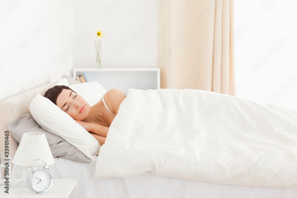 Cute woman sleeping Cute woman sleeping