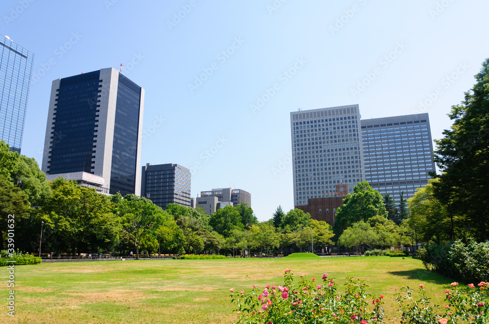 Hibiya park in Tokyo, Japan