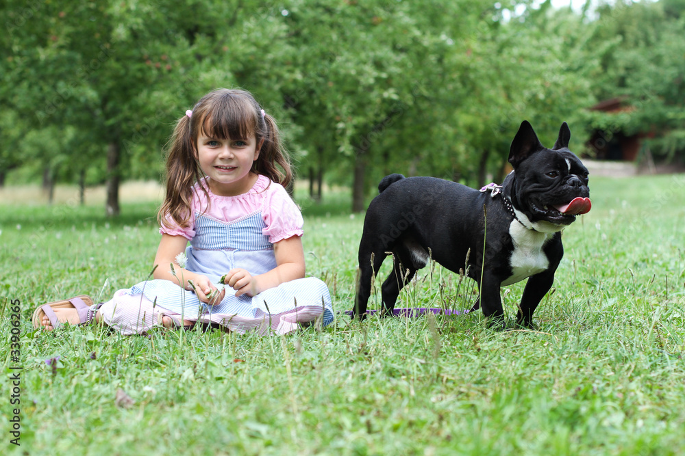 Kind mit Hund Kind mit Hund
