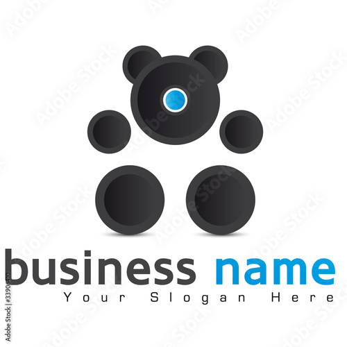 logo business, nounours