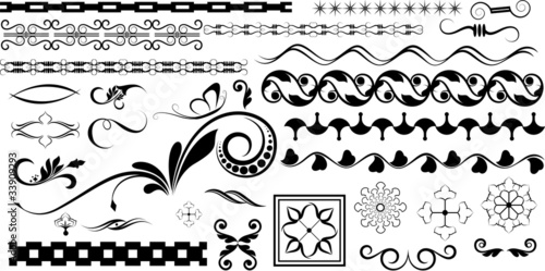 Creative Art Of Flourish Divider Elements