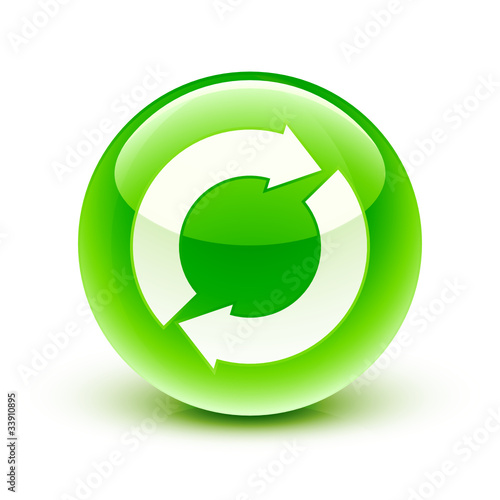icône recyclage / recycling icon