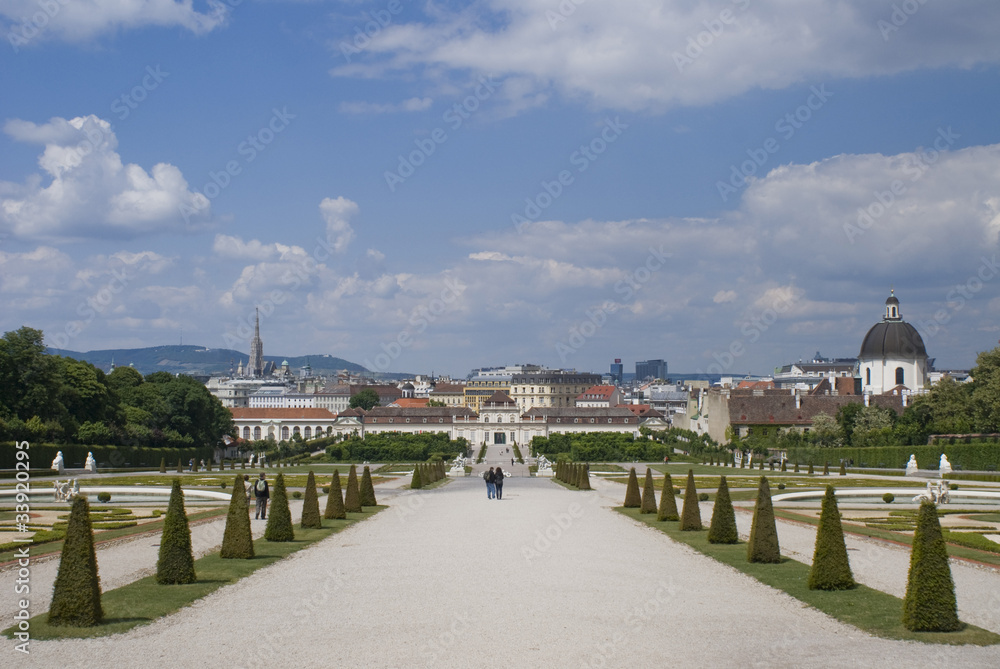 Park of Belvedere Palace